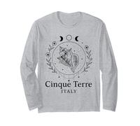 Mystical Boho Conch Seashell Cinque Terre Shelling Long Sleeve T-Shirt