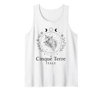 Mystical Boho Conch Seashell Cinque Terre Shelling Tank Top