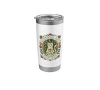 Mystical Cat Folk Club Moon Graphic Stainless Steel Insulated Tumbler