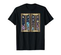 Mystical Celestial Crystals & Moon Magic Vintage Moon T-Shirt