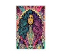 Mystical Celestial Priestess Tarot Art Canvas Poster Bedroom Decor Landscape Office Room Decor Gift 20x30inch(50x75cm)