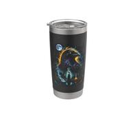 Mystical Celestial Raven & Moon Dark Fairycore Magic Forest Stainless Steel Insulated Tumbler