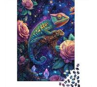 Mystical_chameleon Puzzle Unique Home Decor 100% Recycled Cardboard Jigsaw Puzzle for Boy Or Girl 1000pcs (75x50cm)