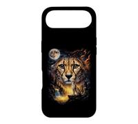 Mystical Cheetah Howling Full Moon Safari Art Case for iPhone Air