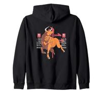 Mystical Chinese Zodiac Year of the OX Zip Hoodie