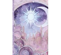 Mystical City Hardcover Journal 180 Unlined Cream Pages Fantasy Celestial Aesthetic Blank Notebook for Writing and Sketching