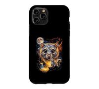 Mystical Cloud Rat Howling Full Moon Nature Art Case for iPhone 11 Pro