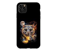 Mystical Cloud Rat Howling Full Moon Nature Art Case for iPhone 11 Pro Max