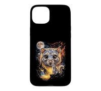 Mystical Cloud Rat Howling Full Moon Nature Art Case for iPhone 15 Plus