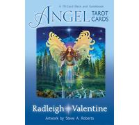 Mystical Colorful Angel Tarot Cards by Radleigh Valentine - 3.7 cm x 10 cm (78 Card Deck) - Engaging & Fun Cards - Perfect for School Activity