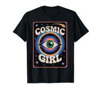 Mystical Cosmic Girl with Third, Eye Dreamy Vibes T-Shirt