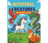 Mystical creatures coloring book