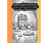Mystical Creatures of the Forest: A Fantasy Coloring Journey of Magic, Moonlight, and Wild Creatures (Winter Flower Coloring Book)