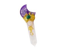 Mystical Crystal Moons Star Wand Spiritual Charm, Moonmodel | Natural Stone Mystical Stick, Artistic Moons Star Crystal Wand, Home Styling Decors, Spiritual Tool for Meditations