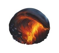Mystical Dignity Flame Wolf Bath Cap