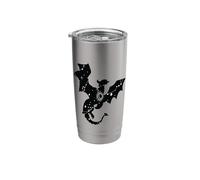 Mystical Dragon Creature Celestial Goth Aesthetic Stainless Steel Insulated Tumbler
