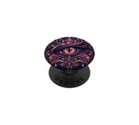 Mystical Dragon Eye Gothic Purple Reptile PopSockets Adhesive PopGrip