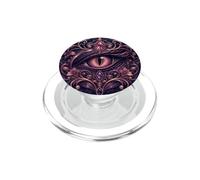 Mystical Dragon Eye Gothic Purple Reptile PopSockets PopGrip for MagSafe