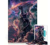 Mystical Dragon On Edge 1000 Piece Jigsaw Puzzle for Teenagers Wise Think Toy Easy Leisure Tight Cut Amazing Present (38x52cm)