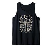 Mystical Dragonfly Celestial Folk Art Boho Magical Bohemian Tank Top
