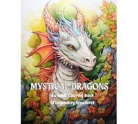 MYSTICAL DRAGONS: An Adult Coloring Book of Legendary Creatures: Mythical Dragon Art for Stress Relief, Mindfulness, and Creativity