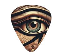 Mystical-Egypt-Eye-Of-Horus 12 Pack Guitar Picks With 3 Thicknesses And Storage Box, Abs Plectrums For Electric Bass Guitar Players
