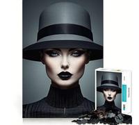 Mystical Elegance Portrait 1000 Piece Jigsaw Puzzle for Teenagers Memory Gain Soothing Fun Design Assembly Elegant Gift (38x26cm)