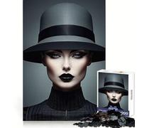 Mystical Elegance Portrait Hard Jigsaw Puzzle for Adults 1000 Pieces Strong Logic Toy Bonding Time Clear Edge (38x52cm)