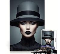 Mystical Elegance Portrait Jigsaw Puzzles for Teenagers 1000 Pieces Think Toy Soothing Fun Clean Cut Art Collectible (50x75cm)