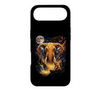 Mystical Elephant Howling Full Moon Safari Art Case for iPhone Air