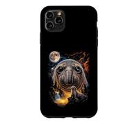 Mystical Elephant Seal Howling Full Moon Ocean Art Case for iPhone 11 Pro Max