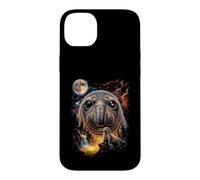 Mystical Elephant Seal Howling Full Moon Ocean Art Case for iPhone 14 Plus