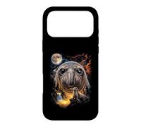 Mystical Elephant Seal Howling Full Moon Ocean Art Case for iPhone 17 Pro Max