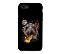 Mystical Elephant Seal Howling Full Moon Ocean Art Case for iPhone SE (2020) / 7/8