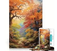 Mystical Enchanted Forest Jigsaw Puzzles for Adults 1000 Pieces Logic Sense Toy Relaxing Fun Smooth Edge (38x26cm)