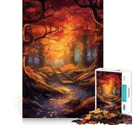 Mystical Enchanted Forest Jigsaw Puzzles for Teenagers 1000 Pieces Strong Logic Toy Shared Fun Clear Edge Lovely Present (50x75cm)
