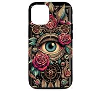 Mystical Eye and Roses Esoteric Art Case for iPhone 14