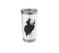 Mystical Fantasy Warrior Sword Silhouette Samurai Katana Stainless Steel Insulated Tumbler
