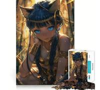Mystical Feline Enchantres Jigsaw Puzzle for Adults 1000 Pieces Intellect Toy Peaceful Fun Precise Cut Santa Wish List (38x26cm)