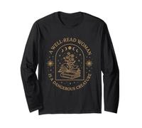 Mystical Feminist Literary Quote A Well-Read Woman Power Long Sleeve T-Shirt