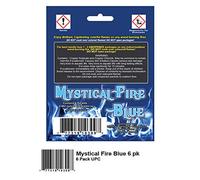 Mystical Fire Blue Flame Colorant Vibrant Long-Lasting Pulsating Flame Color Changer for Indoor or Outdoor Use 25-gram Packets 6 Pack