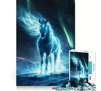 Mystical Fire Horse 1000 Pieces Jigsaw Puzzles for Teenagers Intellect Toy Bonding Time Quality Cut Memorable Gift (50x75cm)