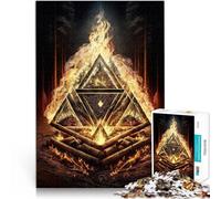 Mystical Fire1000 Piece Puzzle For teenagers Family Game Stress Reliever Difficult Challenge Enhance love between couples 38x26cm