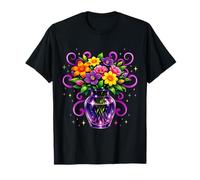 Mystical Flowers Beltane Blessings May Day Pagan Witch T-Shirt