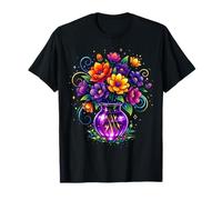 Mystical Flowers Beltane Blessings May Day Pagan Witchy T-Shirt