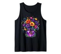 Mystical Flowers Beltane Blessings May Day Pagan Witchy Tank Top