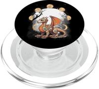 Mystical Forest Fairy Tale Figurine Dragon Children Dragon PopSockets PopGrip for MagSafe