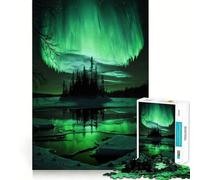 Mystical Forest Lake 1000 Pieces Jigsaw Puzzles for Adults Strong Logic Toy Relaxing Fun Clear Edge Memorable Gift (50x75cm)