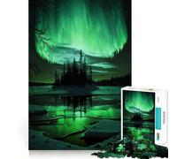 Mystical Forest Lake Jigsaw Puzzles for Teenagers 1000 Pieces Strong Logic Toy Shared Fun Clear Edge Lovely Present (38x26cm)