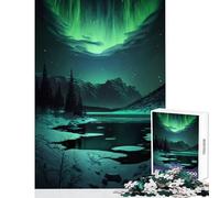 Mystical Forest Lake Puzzles for Teenagers 1000 Piece Secret Santa Gifts Difficult Challenge Educational Toy for Ages 14 And over (38x52cm)